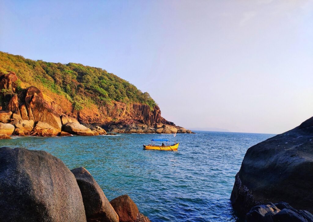 serene beach of goa