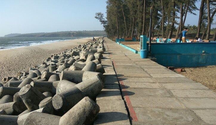 keri beach goa, peaceful beach goa