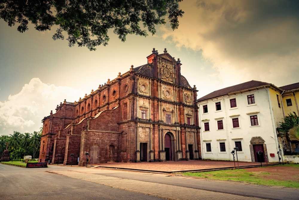 famous church at old goa