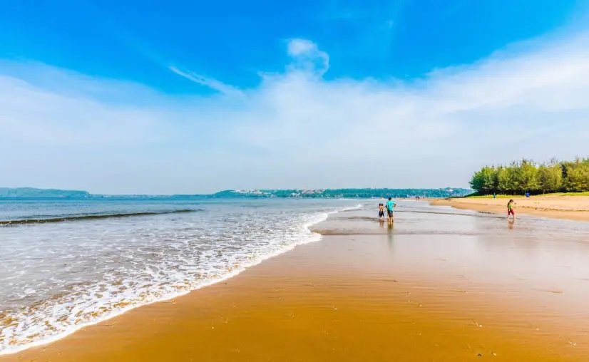 Miramar Beach in North Goa